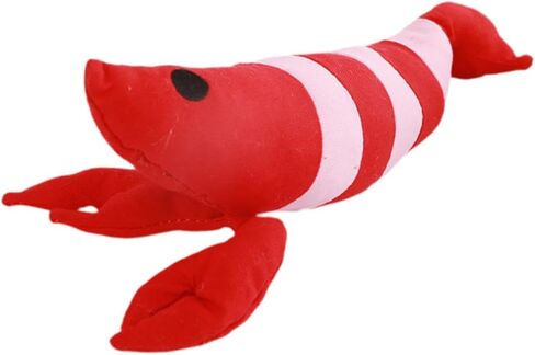 Dog Squeaky Toy Pet Stuffed Toy Plush Animal Chewing Toy Interactive Cute Animal Toy Gentle Sound for Small Cats Suitable for Home Decoration Gift in Kuwait