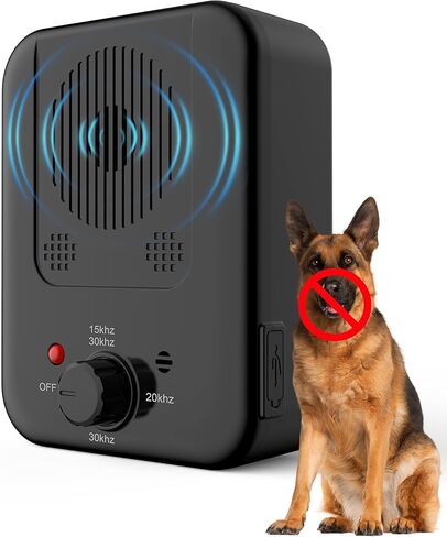 Ultrasonic Bark Control Device – 3 Adjustable Modes for Small, Medium & Large Dogs, 32ft Range, Suitable for Indoor & Outdoor Use (Black) in Kuwait