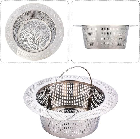 Pulp Strainer for Nama J2, Stainless Steel Pulp Strainer Replacement Parts with Handle Compatible with Nama J2 Cold Press Juicer, Easy to Clean in Kuwait