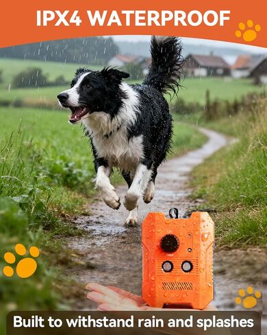 Ultrasonic Dog Bark Control Device – 3 Adjustable Modes, 50FT Precision Range, USB Rechargeable & IPX4 Waterproof Bark Stopper for Indoor and Outdoor Use in Kuwait