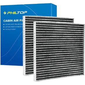 PHILTOP ACF032 (CF10733) Cabin Air Filter, Replacement for Cooper (2007-2015), Countryman (2011-2016), Paceman (2013-2016), Premium Cabin Filter with Activated Carbon Filter Up Dust Pollen in Saudi Arabia