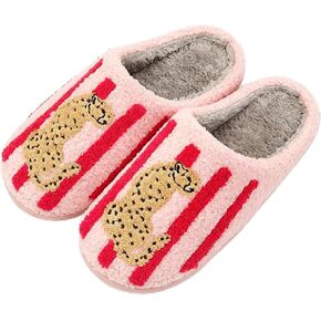 Womens Mens Fluffy Plush Slippers Animals Cute Cartoon House Slippers Cuddly Warm Shoes Indoor Outdoor Girls Women Slippers Fuzzy Memory Foam Retro Indoor Outdoor Home Couple Shoes in Saudi Arabia