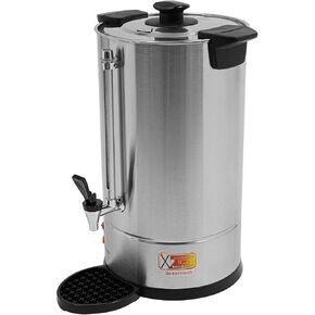 50 Cups Large Capacity Electric Coffee Urn Commercial Coffee Dispenser, 950W 8L(2.11Gal) Double-wall Stainless Steel Hot Water Urn Beverage Dispenser with Water Level Gauge & Drip Tray in Saudi Arabia