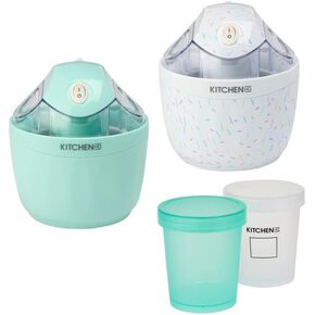 Kitchen HQ 2-Pack Ice Cream Makers with One-Pint Containers (Renewed) in Kuwait