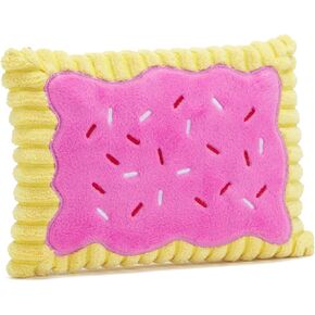 Barkbox Toaster Poodle Dog Toy | Plush Squeaky Toy with Crazy Crinkle & Fluffy Filling | Interactive Chew & Play Toy for Dogs in Kuwait
