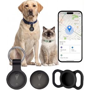 جهاز تعقب GPS للكلاب، جهاز تعقب ذكي للكلاب مع موقع في الوقت الحقيقي، لأجهزة Android وiPhone بدون رسوم شهرية ولا توجد بطاقة SIM - جهاز تعقب موقع الحيوانات الأليفة مع حامل، IP68 مقاوم للماء، استخدام آمن للحيوانات الأليفة في الأماكن المغلقة أو الهواء الطلق in Kuwait