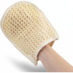 Jeffers Equine Double Sided Sisal & Microfiber Face Mitt for Horses – Horse Grooming Mitt, Horse Care Tool, Barn & Stable Grooming, Sensitive Areas, Exfoliating, Polishing, Cleaning -8" L x 6" W in Saudi Arabia