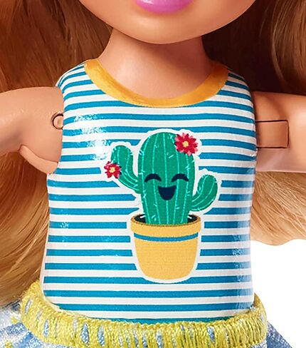 Barbie Club Chelsea Doll & Horse Set, Blonde Small Doll in Removable Skirt, Brown Pony with Blonde Mane & Accessories in Saudi Arabia