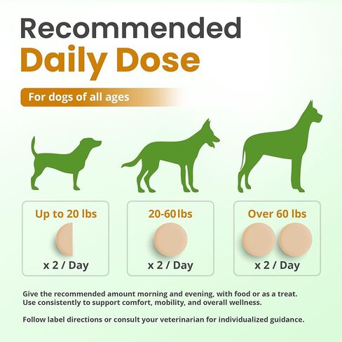 DogtorRx Gut Defense Natural Supplement for Dogs, 60 Chewable Tablets, Digestive Health Support with Prebiotics and Probiotics for All Ages in Kuwait