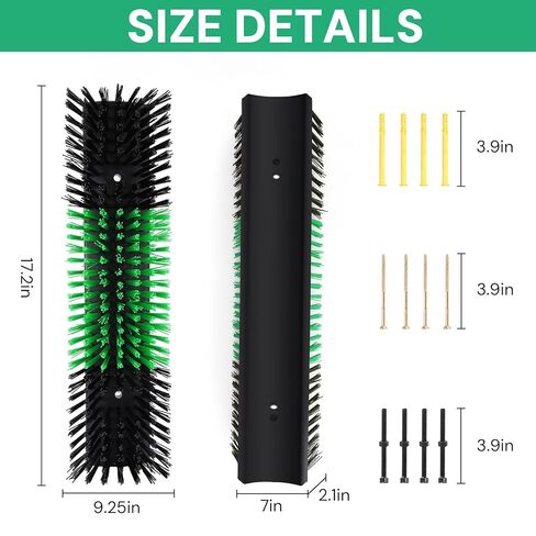 2pcs Livestock Scratching Brush with 8 Screws,Cattle and Horse Grooming Brush, Itch Relief for Horses, Goat, Cattle,Sheep,Cow and Pig,Animal Back Scratching in Kuwait