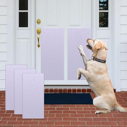 Dog Door Scratch Protector,Dog Nail File Board, Door Protector for Dog Scratching,self-Adhesive Instead of Emery Paper,pet Scratch Areas,Dog Door Protector Scratch Guard (10 inch * 12.5 feet,Black) in Saudi Arabia