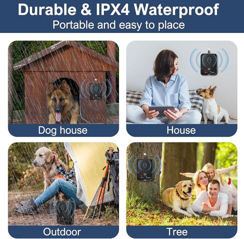 Handheld Ultrasonic Pet Trainer, Battery Powered Bark Control Device for Dogs in Kuwait
