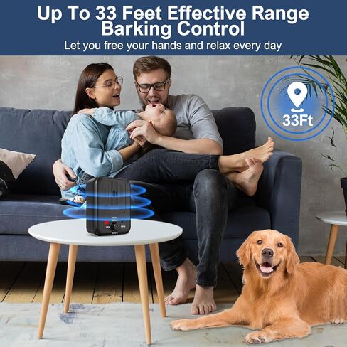 Handheld Ultrasonic Pet Trainer, Battery Powered Bark Control Device for Dogs in Kuwait