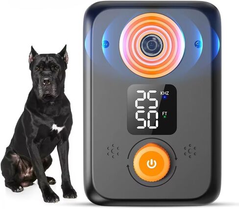 Anti Barking Device for Dogs – Ultrasonic Dog Bark Deterrent with 3 Modes, 50FT Effective Range, Rechargeable, Indoor Outdoor Anti Barking Device, Humane and Easy to Use in Kuwait