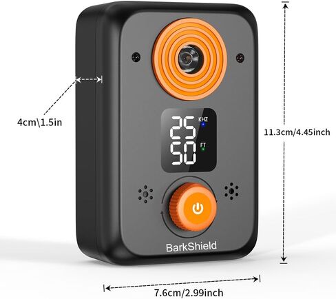 Anti Barking Device for Dogs – Ultrasonic Dog Bark Deterrent with 3 Modes, 50FT Effective Range, Rechargeable, Indoor Outdoor Anti Barking Device, Humane and Easy to Use in Kuwait