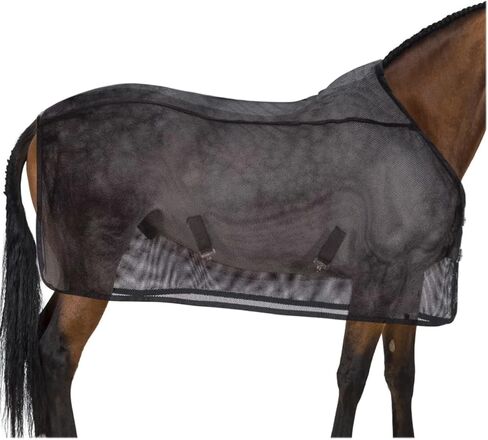 La La Pet Breathable Horse Fly Sheet Mesh Horses Body Cover to Prevent Bites Cooler Equine Sheet for Summer Lightweight Equestrian Equipment with Adjustable Straps in Kuwait