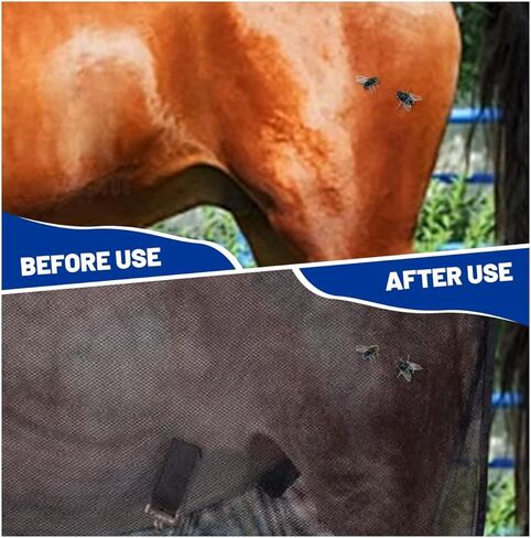 La La Pet Breathable Horse Fly Sheet Mesh Horses Body Cover to Prevent Bites Cooler Equine Sheet for Summer Lightweight Equestrian Equipment with Adjustable Straps in Kuwait