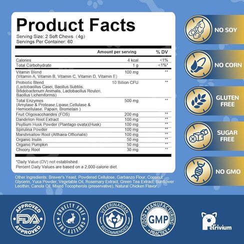 Dogs Allergy Relief Chews, Dog Probiotics for Skin & Immune Support Helps Relieve Itchy Skin & Ear, Dog Allergy Supplement for Paw Licking, Itching Skin Relief with Colostrum, Fish Oil in Kuwait