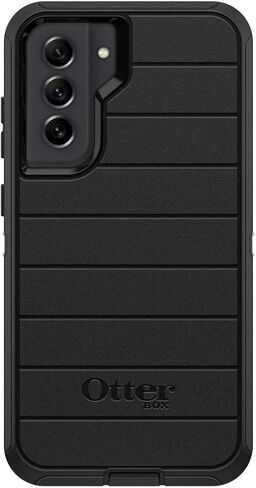 حافظة OtterBox Defender Series لهاتف Samsung Galaxy S21 FE 5G (فقط) - يتضمن مشبك الحافظة - حماية دفاعية ميكروبية - عبوة غير قابلة للبيع بالتجزئة - أرجواني سعيد in Saudi Arabia