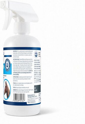 Microcyn الماشية الجلد والجروح هيدروجيل - 16 أوقية حاجز وقائي يحتفظ بالرطوبة للجروح والخدوش والجلد المتهيج - دعم احترافي للمزرعة والمزرعة in Kuwait
