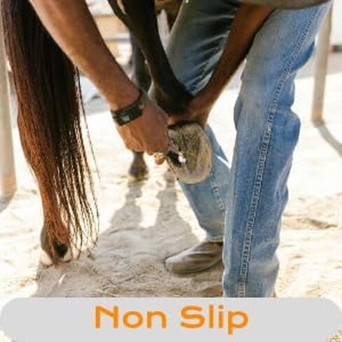 Hoof Knife Farrier Loop Oval Knife Horse Hoof Knife Rubber Wood Handle Multipurpose Cattle Horse Hoof Cutter in Kuwait