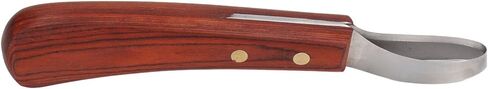 Hoof Knife Farrier Loop Oval Knife Horse Hoof Knife Rubber Wood Handle Multipurpose Cattle Horse Hoof Cutter in Kuwait