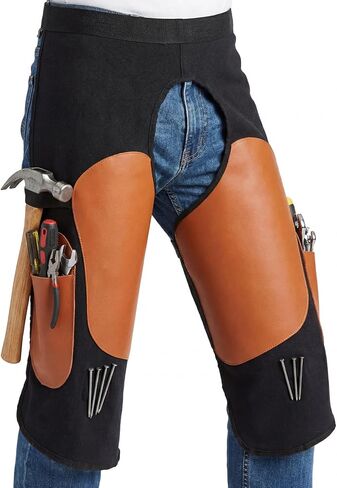 Twistover Professional Farrier Apron for Horseshoeing with Knee Pads & Adjustable Straps, Durable Work Apron for Blacksmiths, Farriers, and Woodworkers in Kuwait