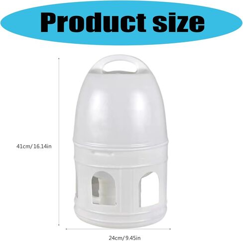 10L Doves Water Drinker Dispenser for Parakeets and Pigeons with Stable and Easy Design Doves Dispenser in Kuwait