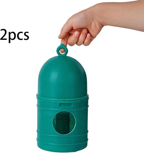 2Pcs Bird Water Drinker Accessories Pigeon Water Dispenser for Quail Parrot in Kuwait