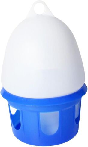 Pigeon Waterer Automatic Water Dispenser Bird Container Bowl with Hanging Handle PP Material Easy to Fill Suitable for, 10L in Saudi Arabia