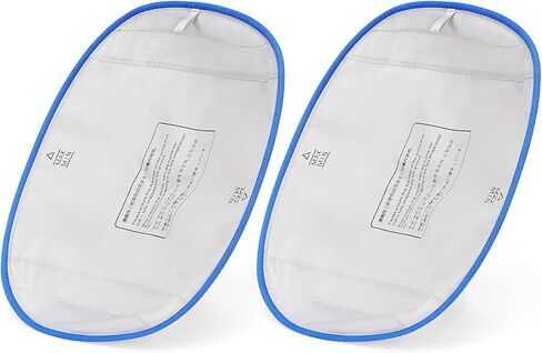 Cat Litter Box Waterproof Pad, Replacement Liners for Self-Cleaning Litter Boxes, White with Blue Trim, 14.96 x 11.81 Inches, Leak-Proof Protection, 2 Pack in Kuwait