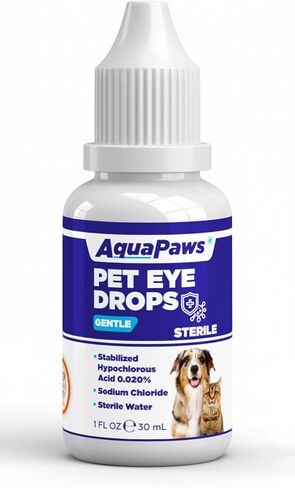 Dog Eye Drops and cat Eye Drops, pet Eye Drop,Relieve Dry Eyes Pink Eyes, Pet Tear Stain Cleaner Horses (0.98 Fl Oz) in Kuwait