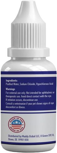 Dog Eye Drops and cat Eye Drops, pet Eye Drop,Relieve Dry Eyes Pink Eyes, Pet Tear Stain Cleaner Horses (0.98 Fl Oz) in Kuwait