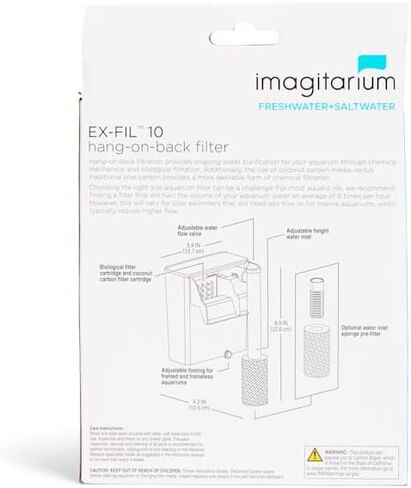 imagitarium by Petco EX-FIL 10 Hang-On-Back Filter 10 Gallons in Kuwait
