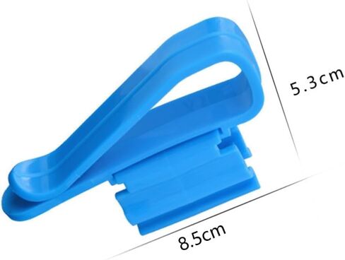 2Pcs Fish Tank Mounting Clip, Adjustable Water Pipe Hose Holder for 0.31"-0.62" Diameter Aquarium Tube, Aquarium Air Pump Accessories (Black) in Saudi Arabia