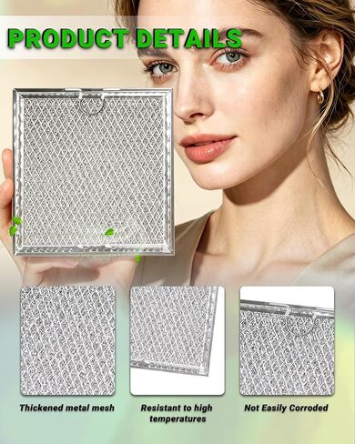 2Pcs Microwave Grease Filter Replacement for Samsung ME19R7041FS ME19R7041FS/AA ME19R7041FT /AA ME19R7041FB ME19R7041FB/AA in Kuwait