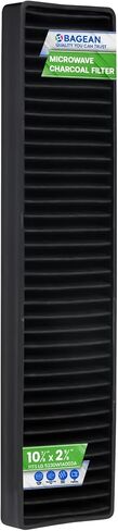 استبدال فلتر فحم الميكروويف مقاس 10.9 بوصة × 2.6 بوصة يناسب LG 5230W1A003A - متوافق مع استبدال فلتر الميكروويف Kenmore وLG - فلاتر مروحة تهوية الموقد تزيل الروائح وتنعش الهواء (عبوة واحدة) in Kuwait