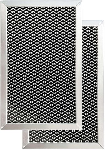 2PCS Replace Charcoal Carbon Filter WB02X33061 for GE JX81C, WB02X10776, WB02X11495, WBX02X10776 Microwave Accessories in Kuwait