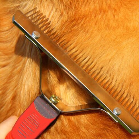 مشط فرشاة تهذيب الحيوانات الأليفة كبير للغاية أداة تجميل لإزالة الشعر للكلاب الكبيرة المسترد الذهبي هاسكي الراعي الألماني in Kuwait