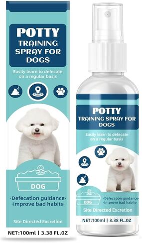 Advanced Potty Training Spray for Dogs & Puppies - Long-Lasting Pheromone Attractant - Housebreaking Aid for Artificial Grass, Pee Pads & Outdoor Lawns - Puppy Essentials,100ML in Kuwait