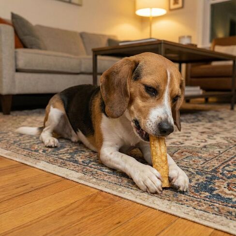 Fieldcrest Farms Nothin’ to Hide Small Roll Dog Chews, 5" Bacon Flavor, 2 Pack – Highly Digestible Collagen Rolls for Moderate Chewers Under 35lbs in Kuwait