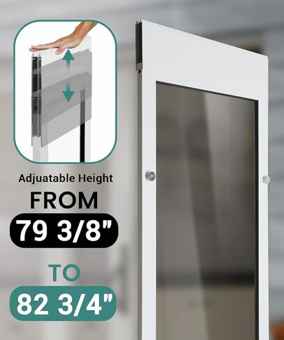 باب كلب XL لباب زجاجي منزلق للكلاب الكبيرة جدًا مقاس 79 3/8 إلى 82 3/4 بوصة باب منزلق في الفناء: إطار من الألومنيوم، 14 بوصة (عرض) × 24 بوصة in Kuwait