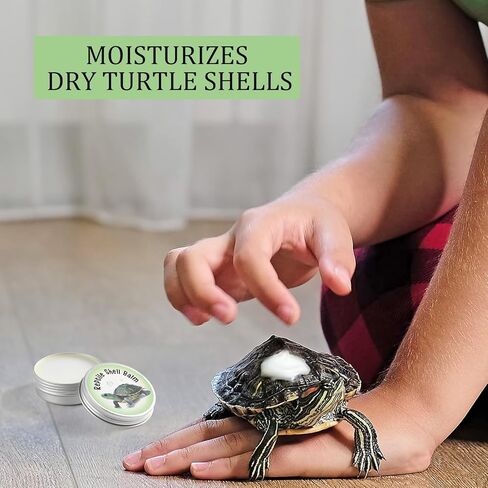 Reptile Shell Balm 2 oz Turtle Shell Care Conditioner Skin Moisturizer Cream for Tortoise Habitat Accessories, Lizard, Reptiles in Dry Environment Prevent Skin Dryness on Basking Platform, Tank, Rock in Kuwait