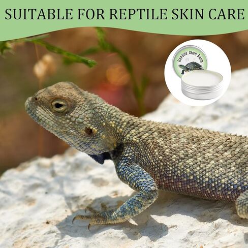 Reptile Shell Balm 2 oz Turtle Shell Care Conditioner Skin Moisturizer Cream for Tortoise Habitat Accessories, Lizard, Reptiles in Dry Environment Prevent Skin Dryness on Basking Platform, Tank, Rock in Kuwait