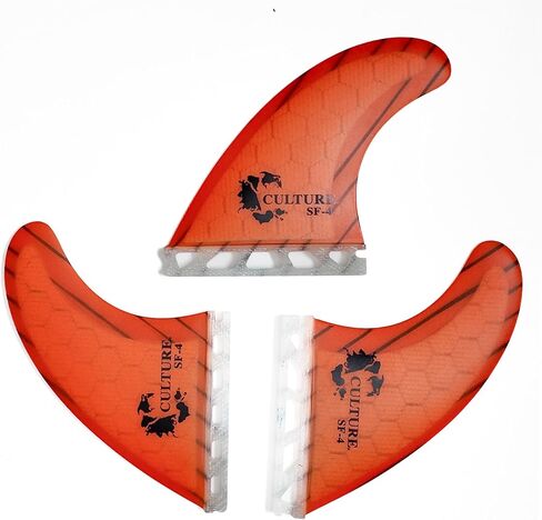 مجموعات زعانف لوح التزلج Signature RTM Honeycomb Tri Fin - 5 ألوان | 3 مقاسات in Kuwait