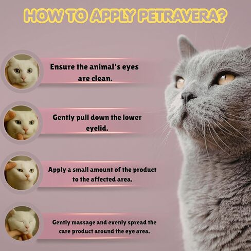 PetraVera Pet Eye Care للقطط والكلاب وجميع الحيوانات الأليفة 1/8 أونصة - 5 جم in Kuwait