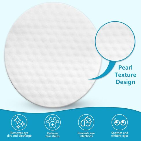 Pet Eye Cleaning Wipes, Suitable for Dogs and Cats, Remove Tear Stains, Debris, and Secretions, Reduce Tear Marks, Gentle and Hypoallergenic Formula, 100 Count in Kuwait