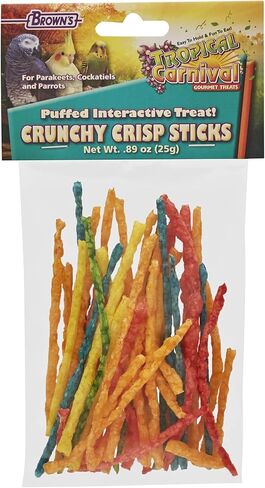 Brown's Tropical Carnival Crunchy Crisp Bird Treat Sticks, .89 oz. in Kuwait