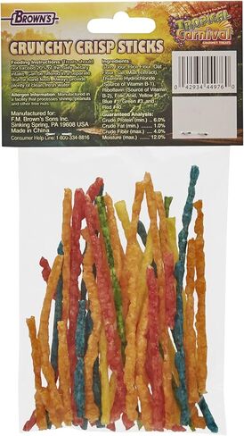 Brown's Tropical Carnival Crunchy Crisp Bird Treat Sticks, .89 oz. in Kuwait