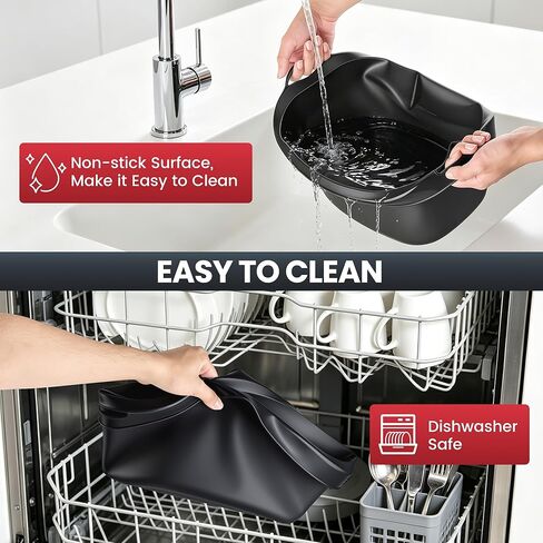 بطانات طهي بطيئة من السيليكون تناسب Ninja Foodi Possible Cooker PRO | بالإضافة إلى 8.5 كوارت MC1000، MC1001، سلسلة MC1010، بطانات أوعية الفخار المصنوعة من السيليكون بنسبة 100% قابلة لإعادة الاستخدام لملحقات الطباخات البطيئة، آمنة للاستخدام في غسالة الأطبا in Kuwait
